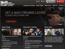 Tablet Screenshot of massfirearms.com